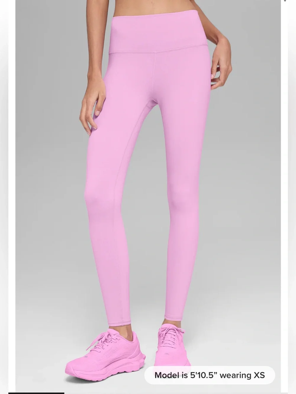 ALO Yoga High-Waist Leggings in Light Pink